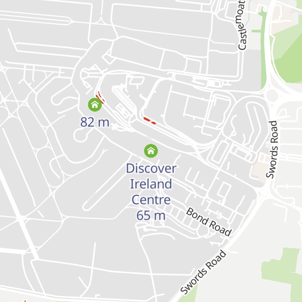 Map of Discover Ireland Centre