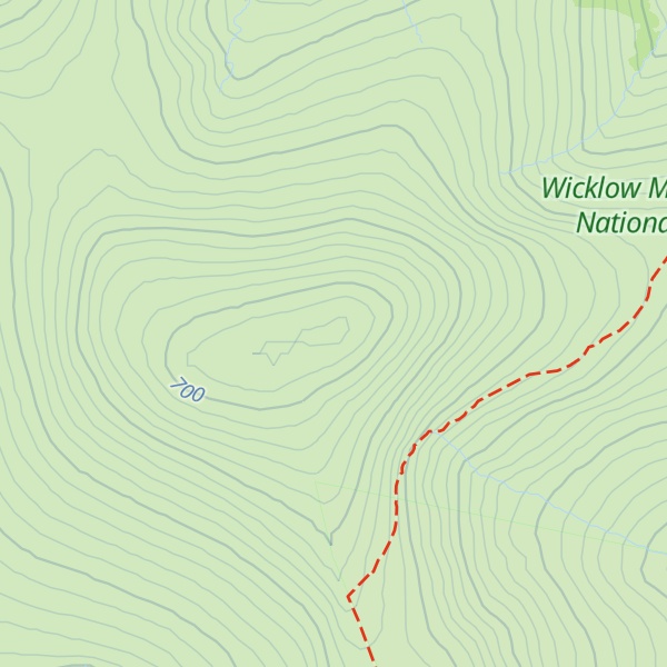 Map of Djouce