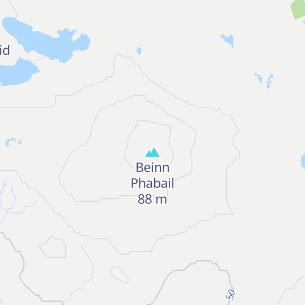 Map of Beinn Phabail