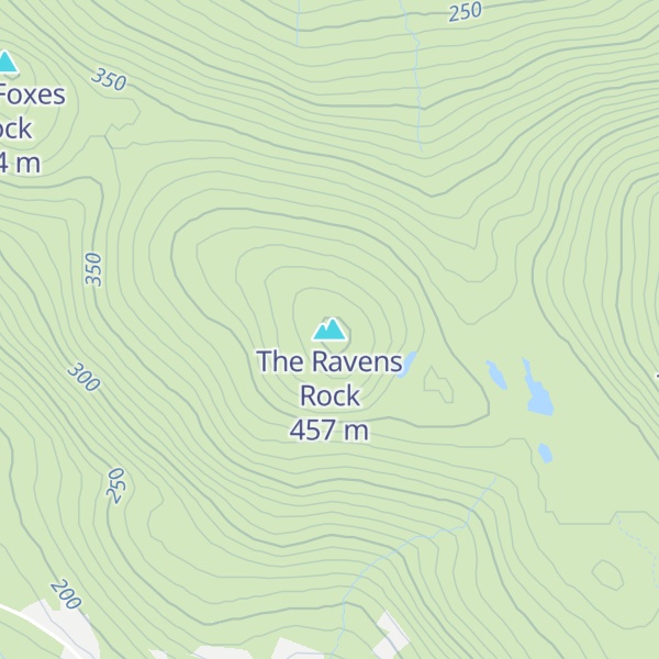 Map of The Ravens Rock
