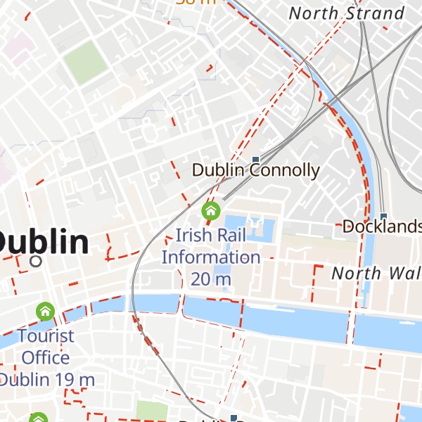 Map of Irish Rail Information