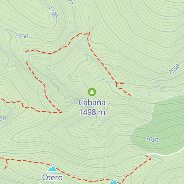 Map of Cabaña