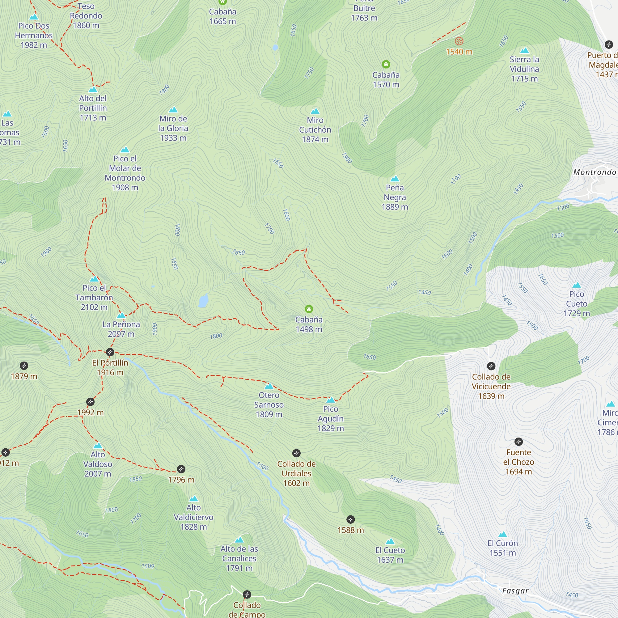 Cabaña map