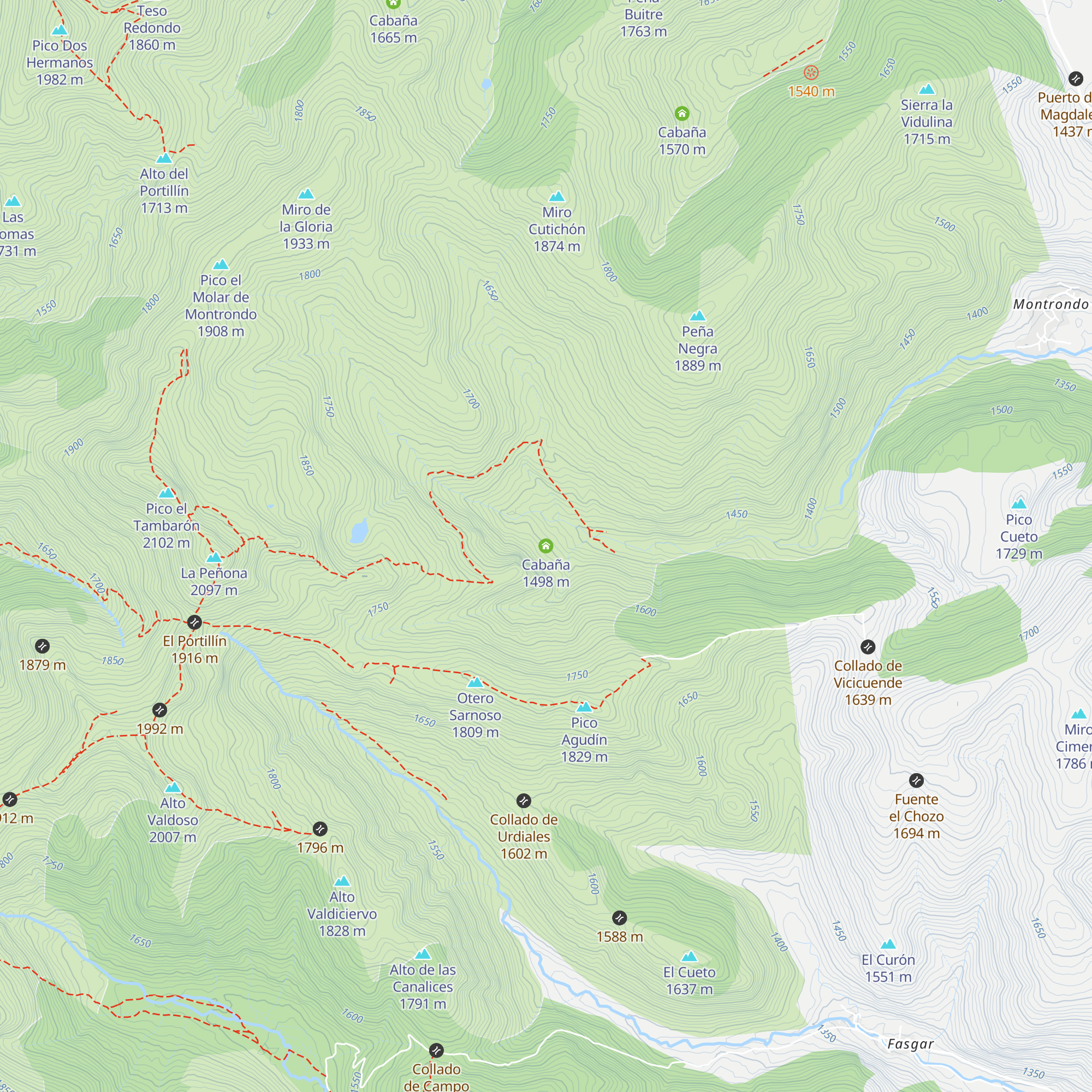 Cabaña map