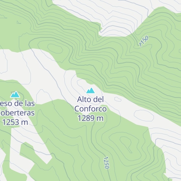 Map of Alto del Conforco
