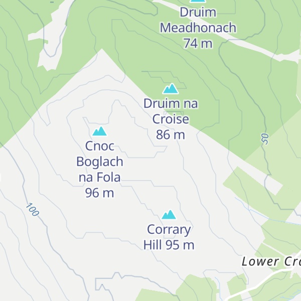 Map of Cnoc Àrd