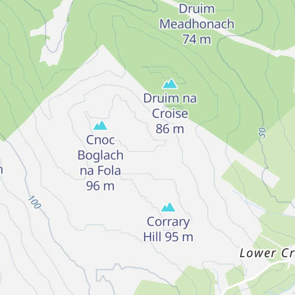 Map of Cnoc Dubh