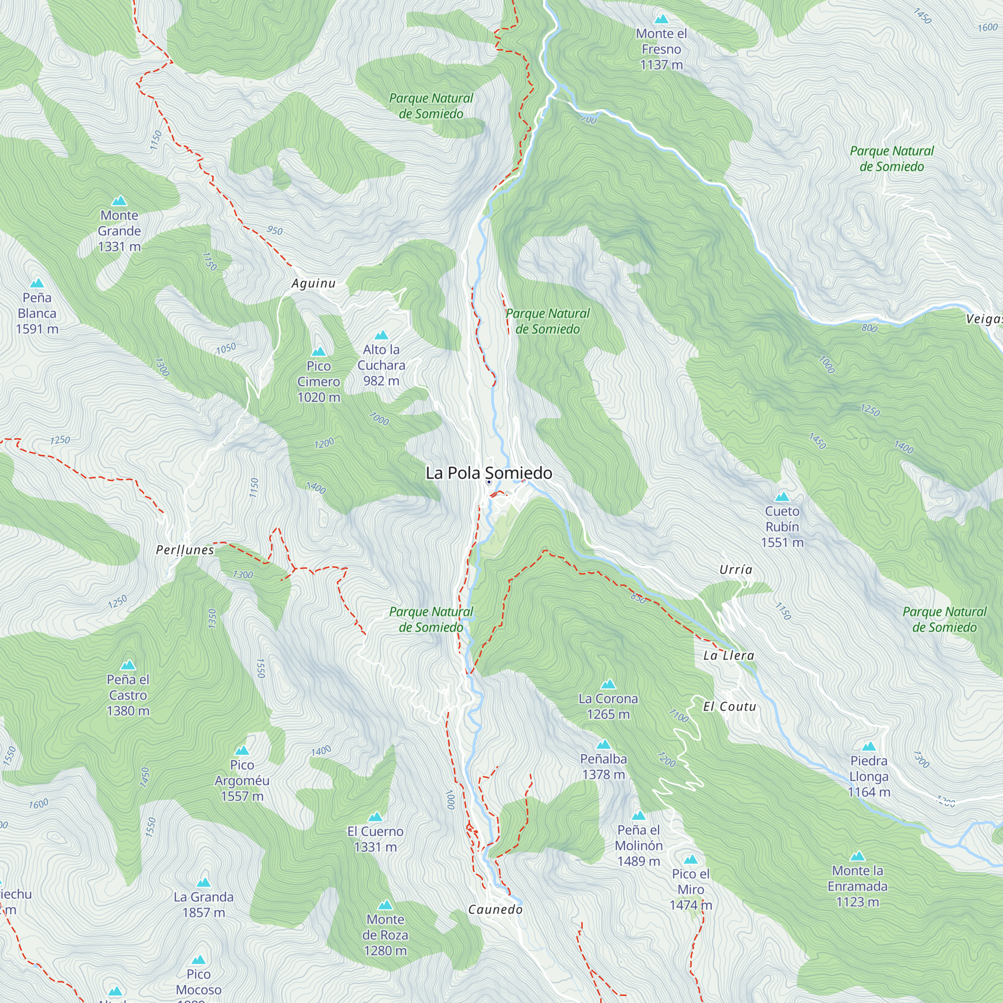 Centro de Interpretación Parque Natural de Somiedo map