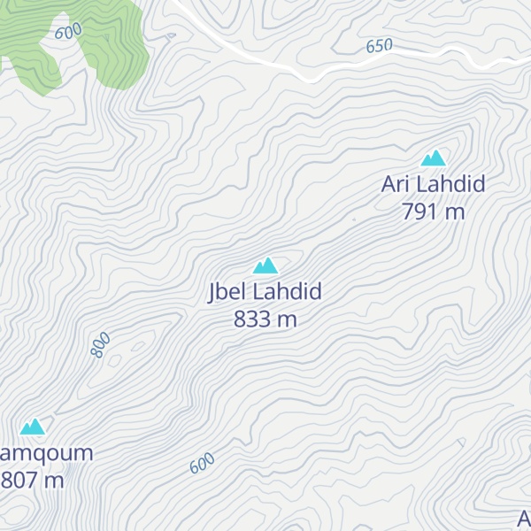 Map of Jbel Lahdid