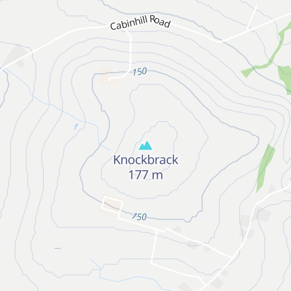 Map of Knockbrack