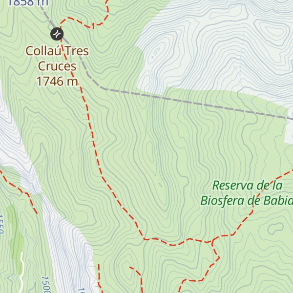 Map of Pico Frente de las Enramadas