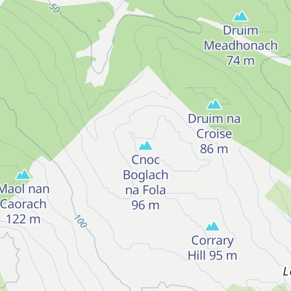 Map of Cnoc Boglach na Fola
