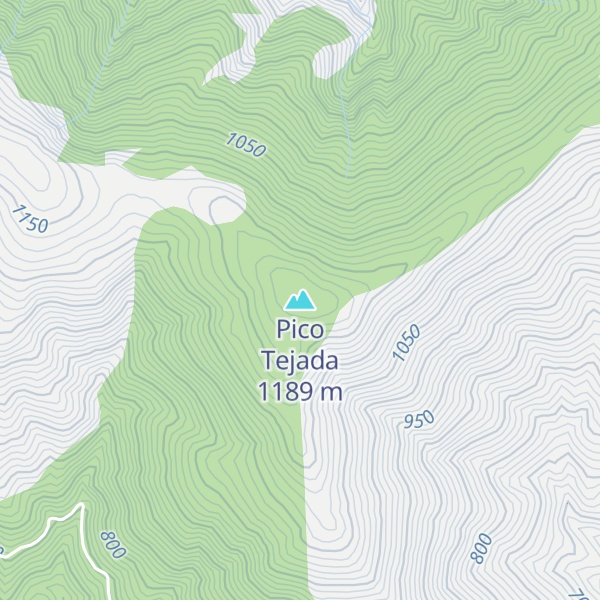 Map of Pico Tejada
