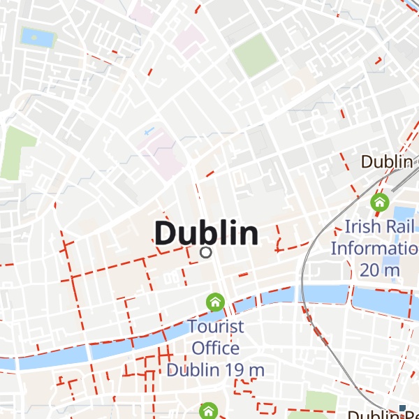 Map of Discover Ireland Centre