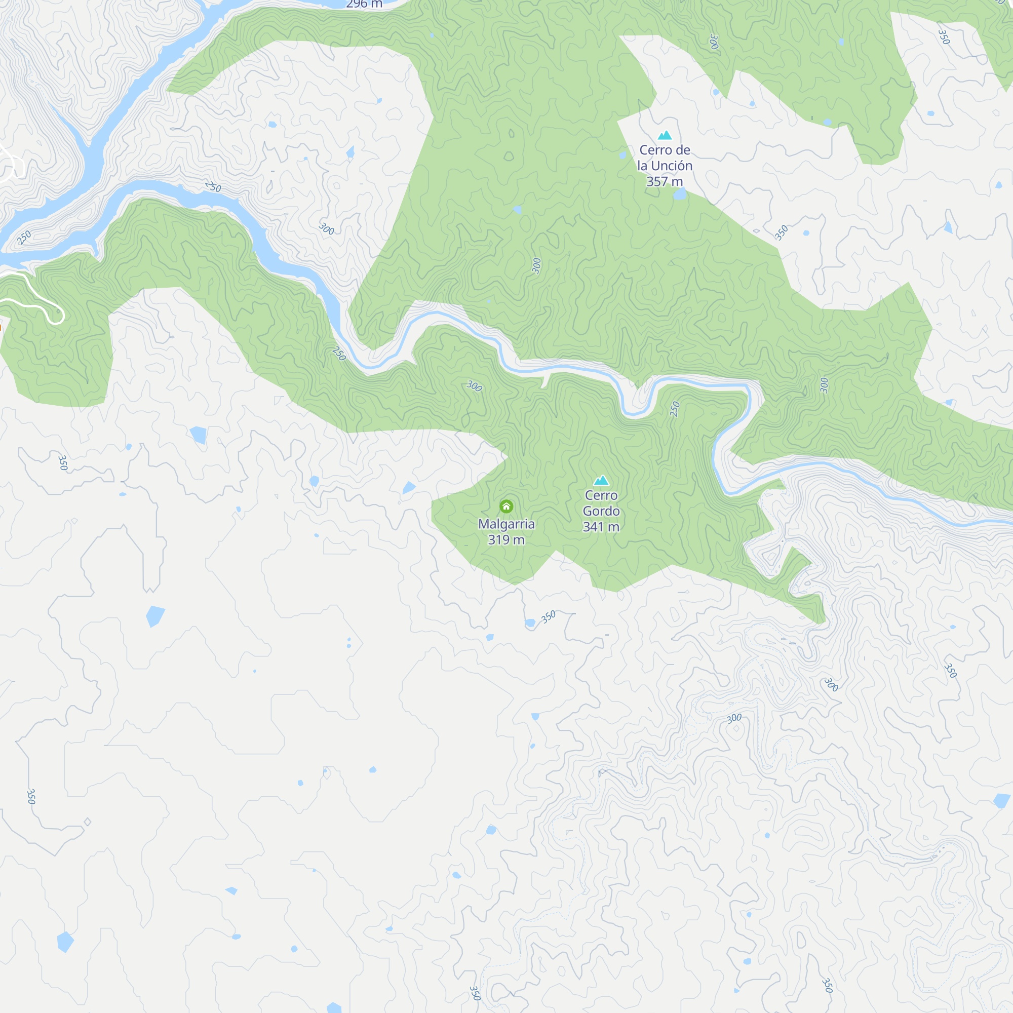Malgarria map