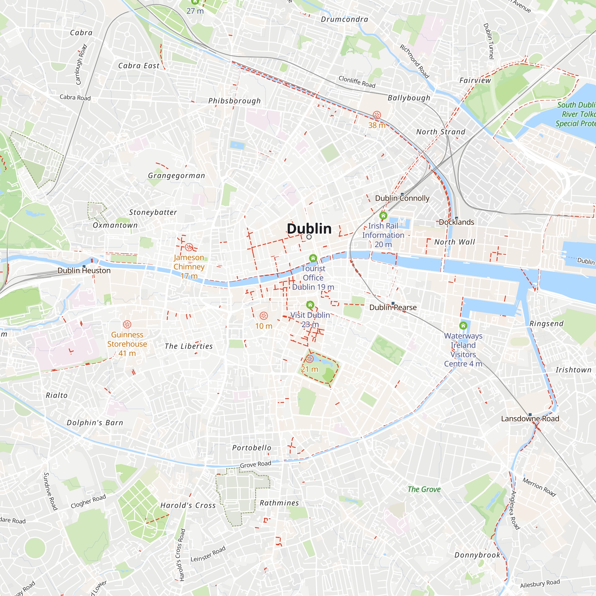 Tourist Office map