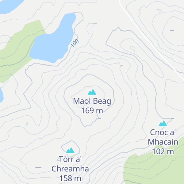 Map of Maol Beag