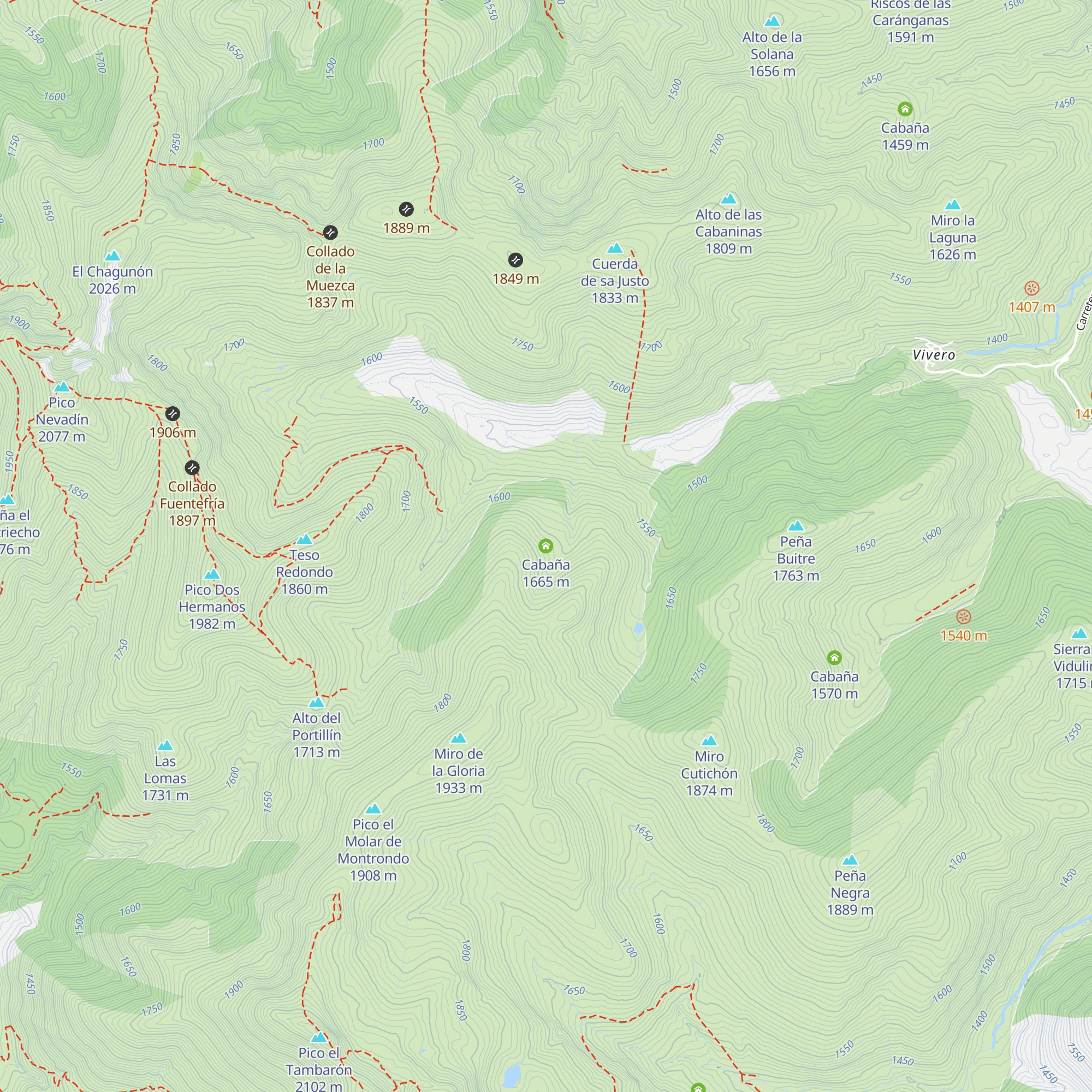 Cabaña map