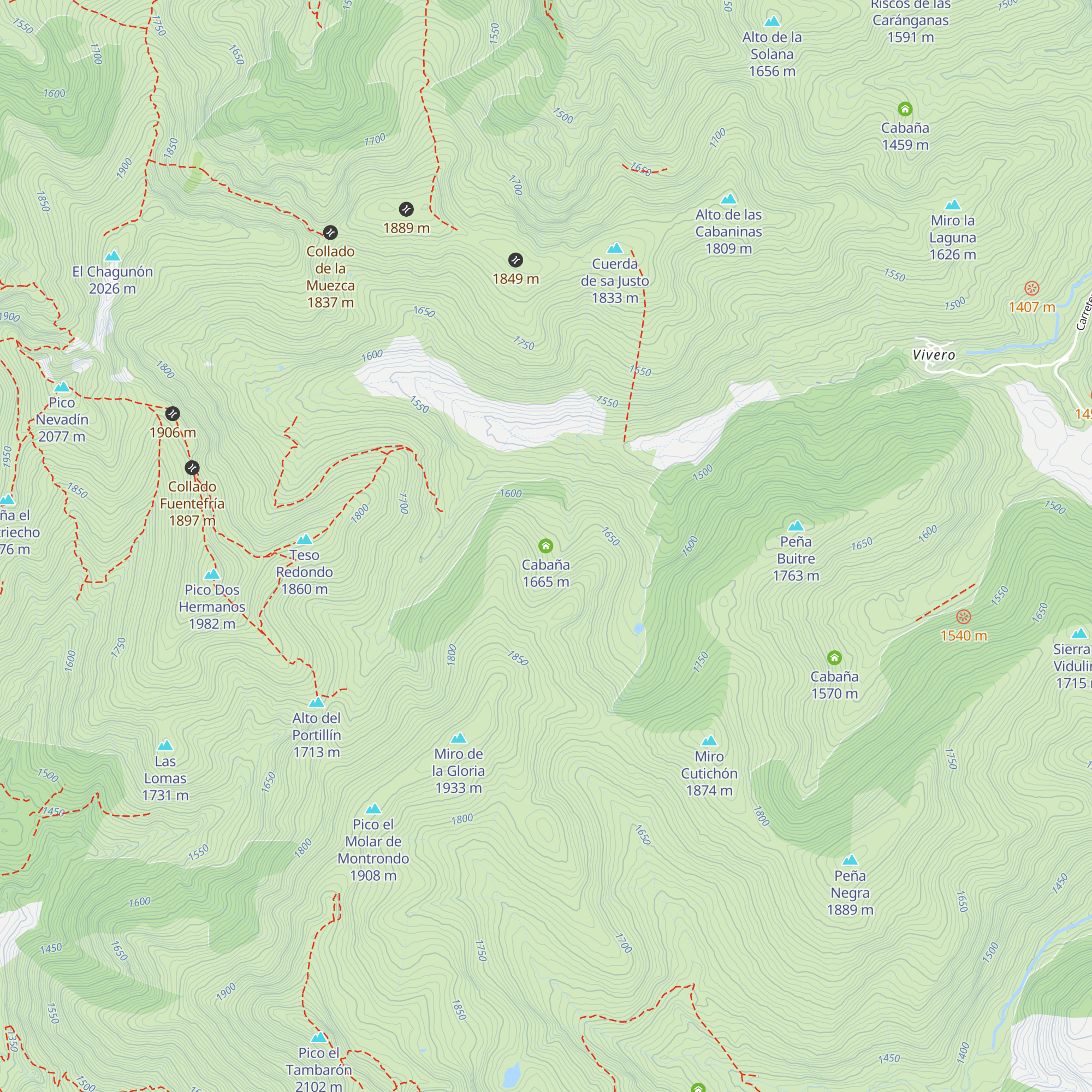 Cabaña map