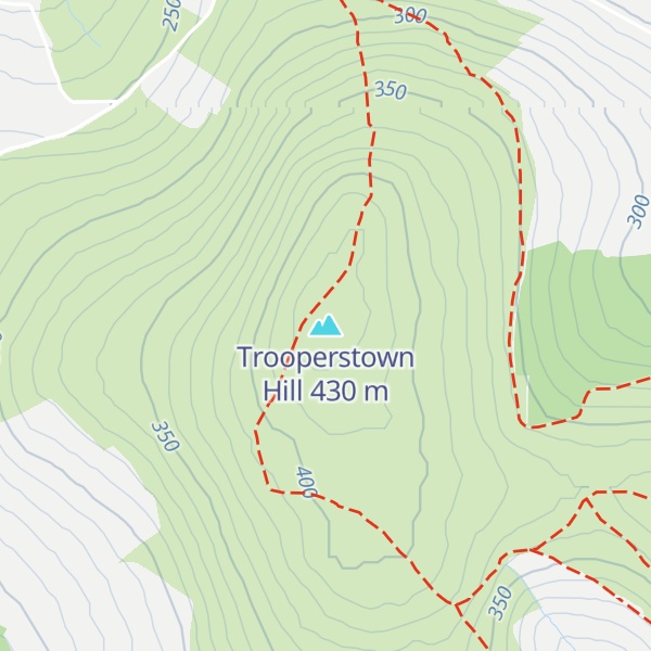 Map of Trooperstown Hill