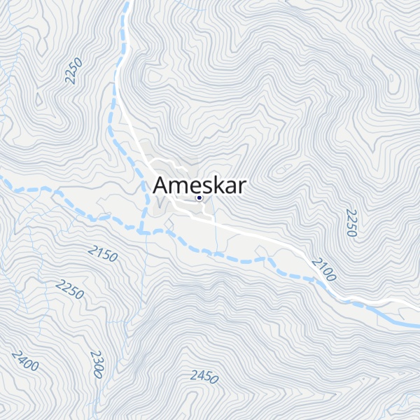 Map of Gite d'etape chez Brahim