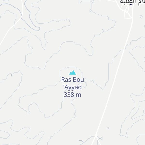 Map of Ras Bou ’Ayyad