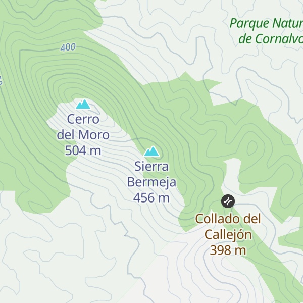 Map of Sierra Bermeja