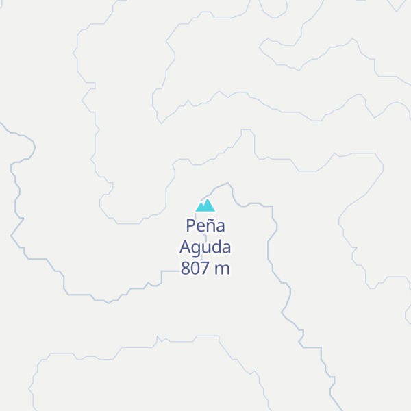 Map of Peña Aguda