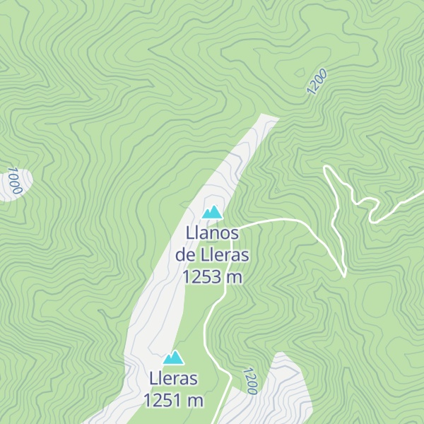 Map of Llanos de Lleras