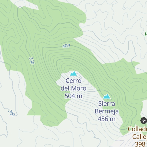 Map of Cerro del Moro