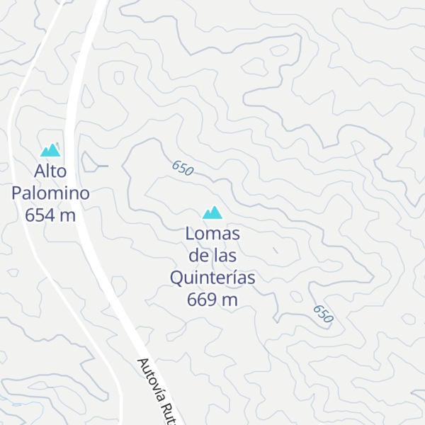 Map of Lomas de las Quinterías