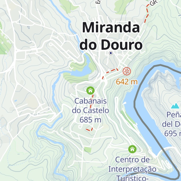 Map of Cabanais do Castelo