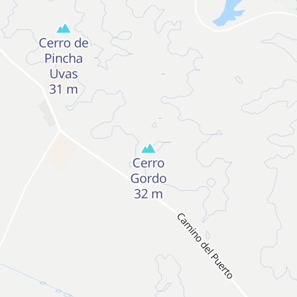 Map of Cerro Gordo