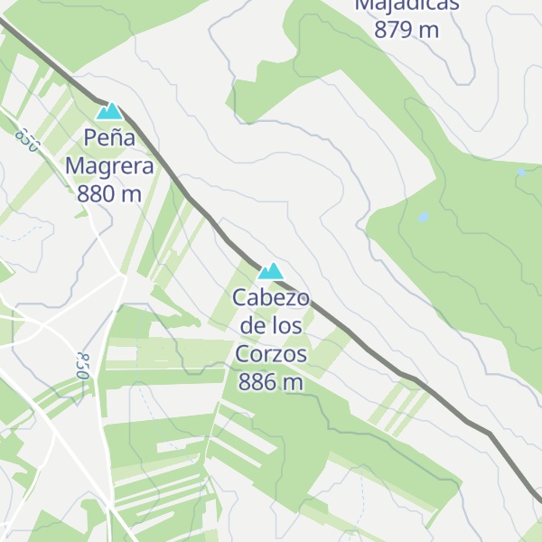Map of Cabezo de los Corzos