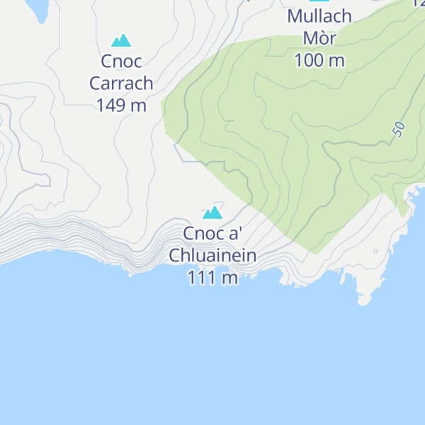 Map of Cnoc a' Chluainein