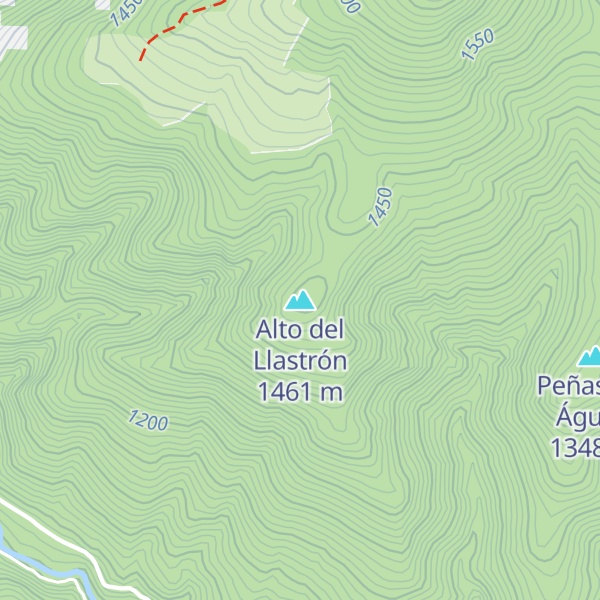 Map of Alto del Llastrón