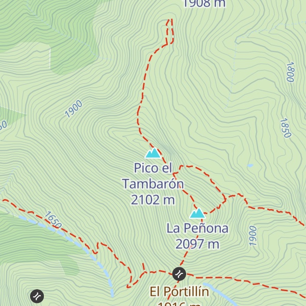 Map of Pico el Tambarón