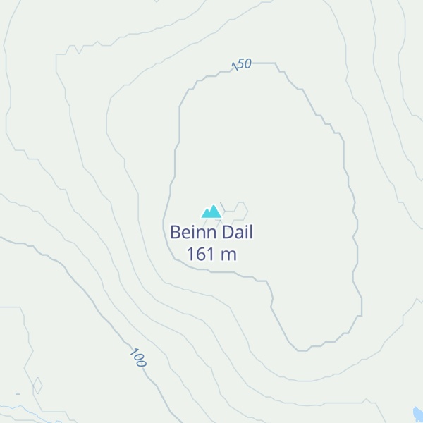 Map of Beinn Dail