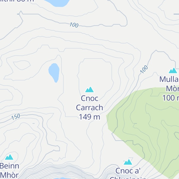 Map of Cnoc Carrach