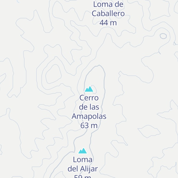Map of Cerro de las Amapolas