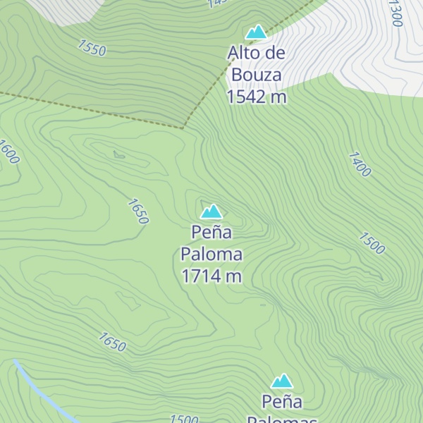Map of Peña Paloma