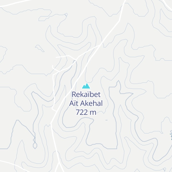 Map of Rekaïbet Aït Akehal