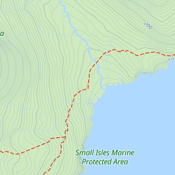 Map of Dibidil Bothy