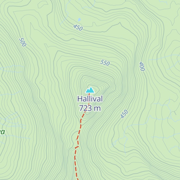 Map of Hallival