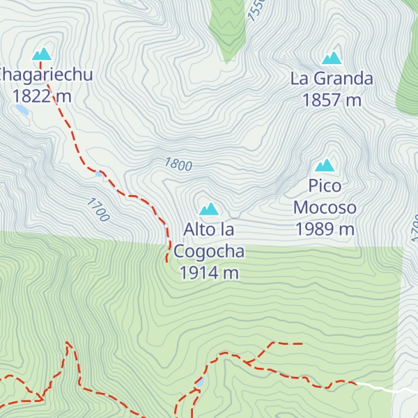 Map of Alto la Cogocha