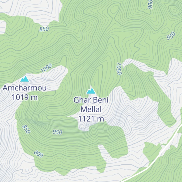 Map of Ghar Beni Mellal