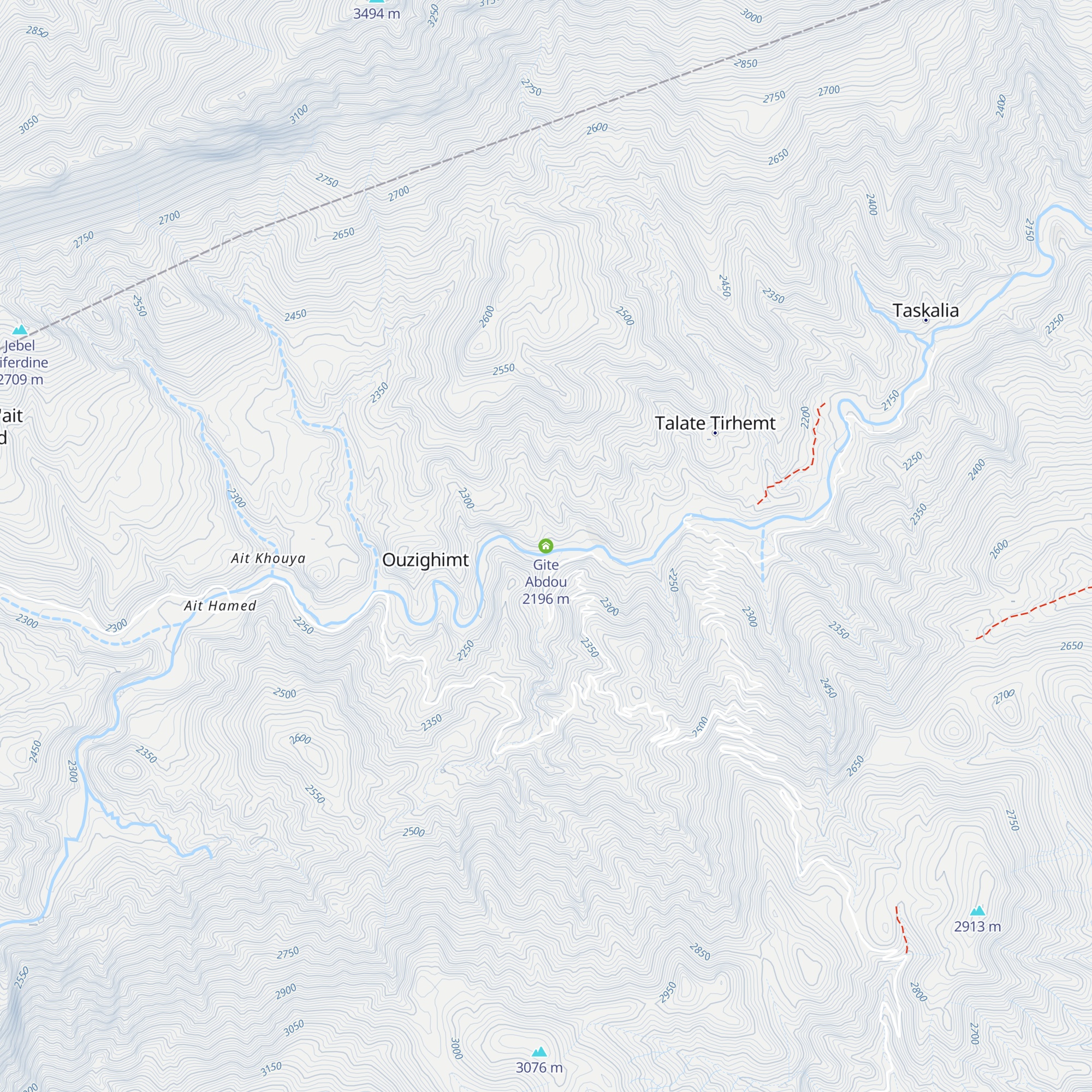 Gite Abdou map
