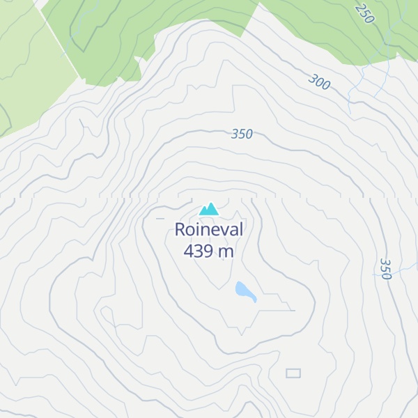 Map of Roineval