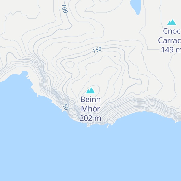 Map of Beinn Mhòr