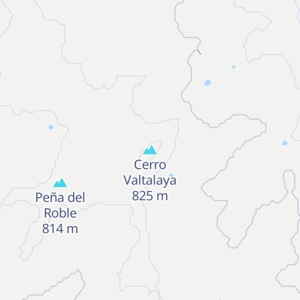 Map of Cerro Valtalaya